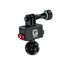 Urheilukameran kiinnike - RNCYN - 360 kierto - 6061 alumiiniseos - pikavapautus