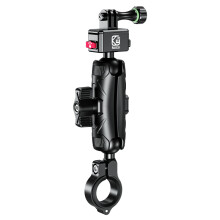 Moottoripyöräkameran kiinnitys - RNCYN - Pikavapaute - GoPro-yhteensopivuus - 360 pallonkärki - Yleissäätö