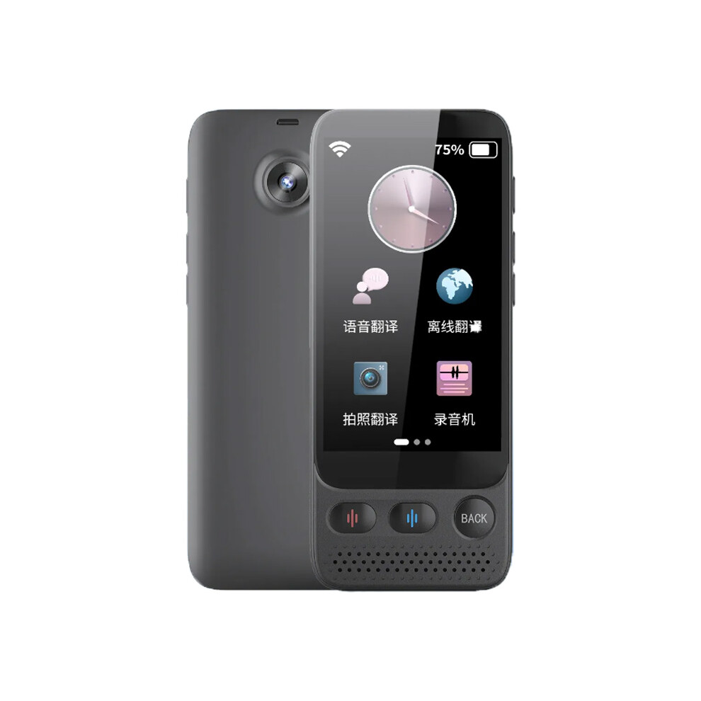 Smart Voice Translator - Rncyn - Real-Time Translation - 138 Languages - 3.5 Inch Ips Screen - Built-In Wifi 9106058695586