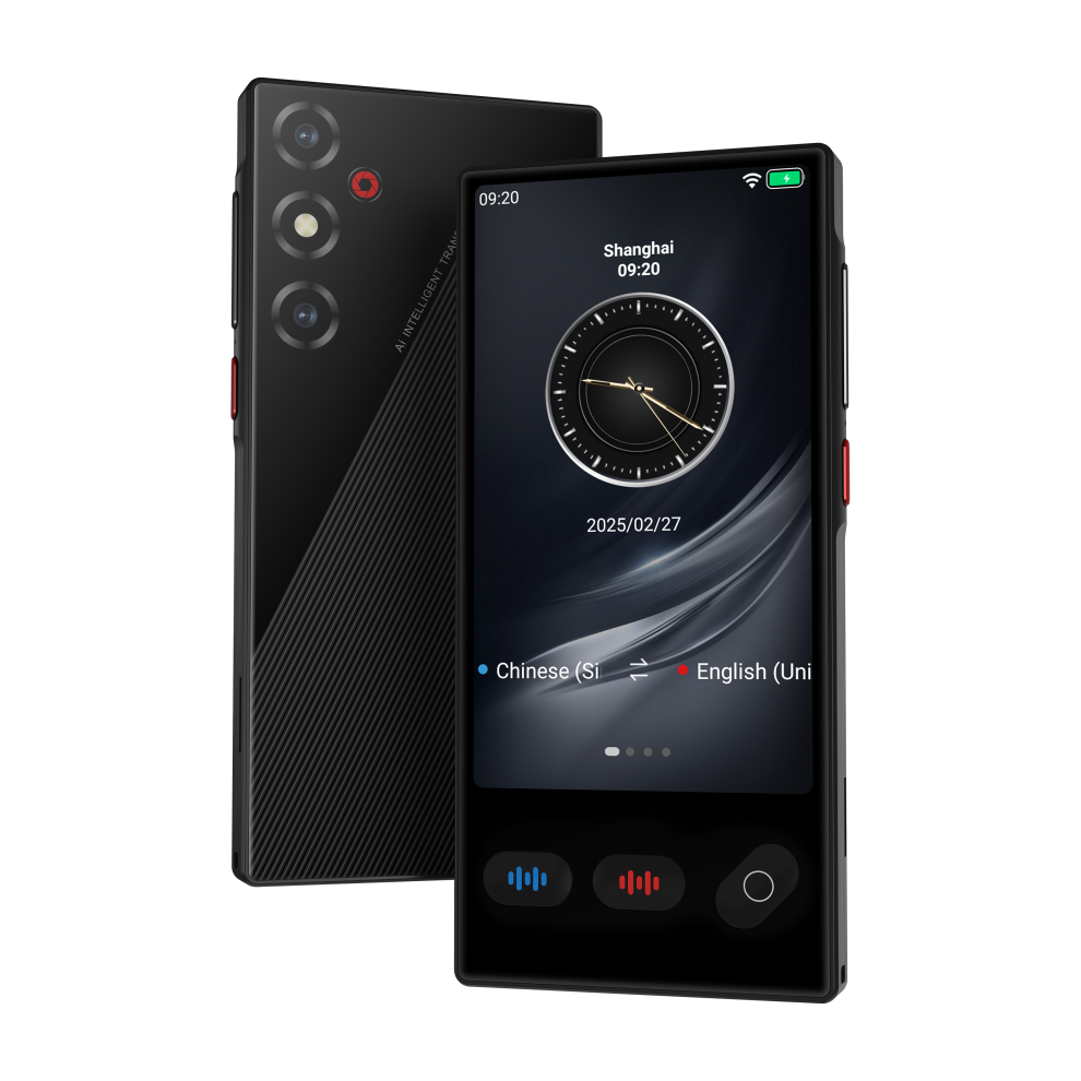 Pocket Electronic Translator - Rncyn - 148 Online Languages - 19 Offline Languages - 4.02 Inch Ips Touch Screen 9106058695579