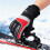 Men's Ski Gloves Adjustable Wrist Strap Waterproof Windproof Black background gre 9