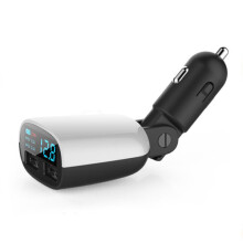 Led Charger Car Voltage Current Display Dual Usb Fast Charging Commuting Travel