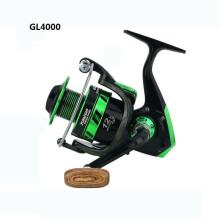 (Black-GL4000)Moulinet toupie leurre 12bb 551 eau douce eau salée bobine métal droitier gaucher