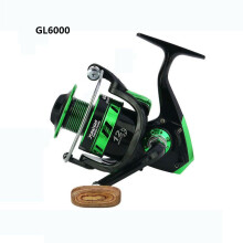 (Black-GL6000)Moulinet toupie leurre 12bb 551 eau douce eau salée bobine métal droitier gaucher