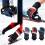 Men's Ski Gloves Adjustable Wrist Strap Waterproof Windproof Black background gre 3
