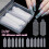 Christmas Themed Silicone Nail Art Template Featuring 3D Patterns Snowflake B 10