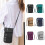 Blocking Passport Holder With Adjustable Crossbody Strap Essential Neck Wallet Green 4
