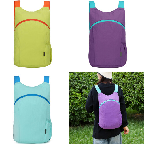 Multifunctional Hiking Backpack 20L Capacity Foldable Mountaineering Pack Gray Color 2