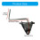 Quick Setups Zinc Alloy Adjustable Drum Clamp For Cowbell with Practical Design 3
