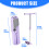 Pack of 1 Componentized Grape Counting Pilates Set 100+ Exercise Approaches Count money 2