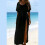 Beach Cover up With Elegant Cut Polyester Texture Suitable for Any Occasion White M 2