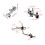 Drum Support Extension Clamp Drum Stand Drum Hardware Drum Mounts and Assembly Double 4