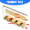 Adjustable 4 String Electric Guitar Nut Brass Roller Bass Guitar Nut Replacement 3