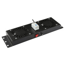 Lanview by Logon 2 FANS ANALOG THERMOSTAT CONTROL FAN MODULE BUILT-IN UK Plug