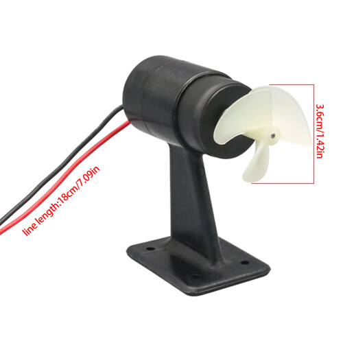 Pair Waterproof Boat Propeller Motors Plastic Compatible with Various Models 2