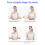 Back Support Corrector Reduce Slouching,Adjustable Strap For Enhances Confidence Pink B 7
