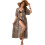 Women's Lightweight Beach Coverup Sun Protections Quick Dry Foldable Polyester L 3