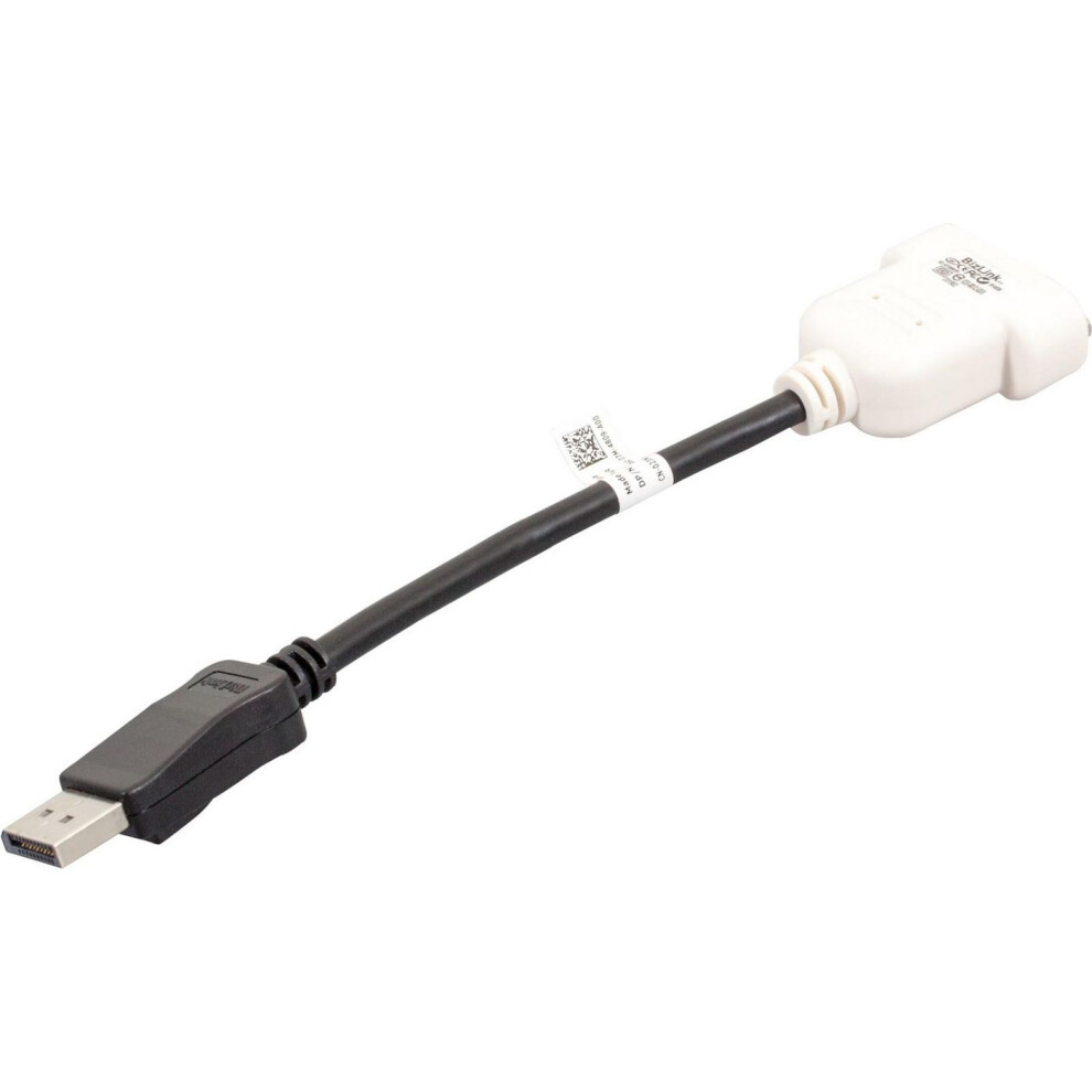 Dell Video Cable Display Port To Single-Link Dvi-D (V3 Allows Dvi-D Monitor To Connect To The Display Port Connector)