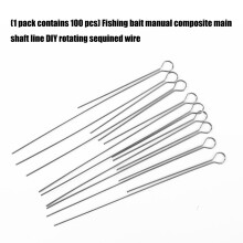 Rotating Sequins Steel Wire for Fishing Spinners Projects Effective in Freshness 65mm