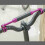 Foldable Handlebar Bikes Light Phone Attachments Features High Load Capacity 14CM rose red 6