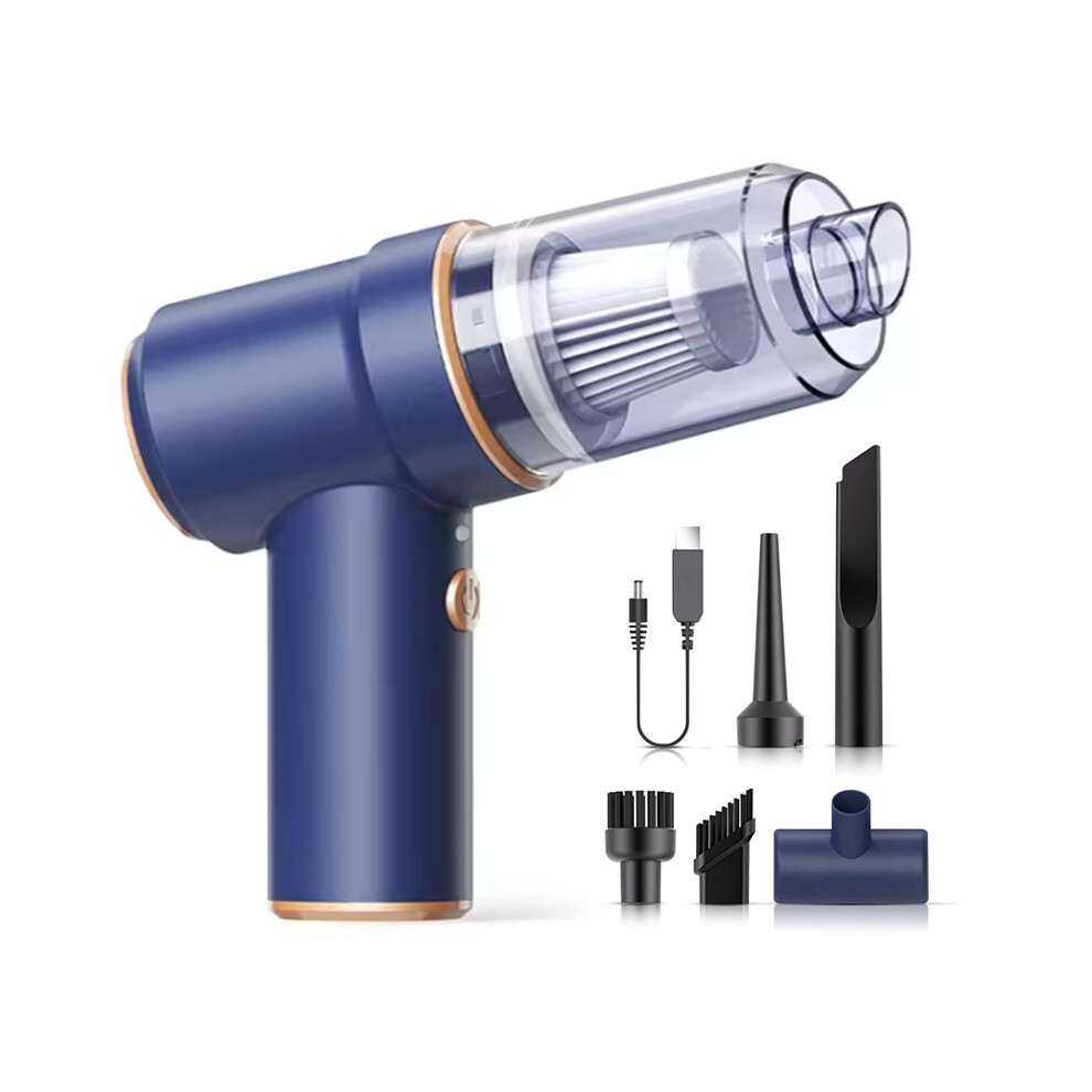 Multifunction Portable Vacuum Cleaner - Rncyn - Built-In Led - 3600 Mah Battery - 4000Pa Suction Power Light 9106058684894