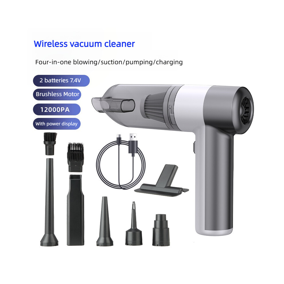 Cordless Car Vacuum Cleaner - Rncyn - Power 120W - Suction 12000 Pa - Dust Bin Capacity 0.4L 9106058686522