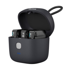 Boîte de rangement pour chargeur sans fil - RNCYN - Charge rapide - Portable - Micro sans fil - Noir - Qi