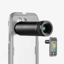 Objectif téléphoto pour téléphone - RNCYN - Grossissement 7X - Filetage 17mm - 15 éléments - Clip zoom