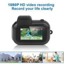 Mini Câmara Digital - RNCYN - Câmara Mini HD 1080p - Bateria incorporada de 200mAh - Vídeo em loop
