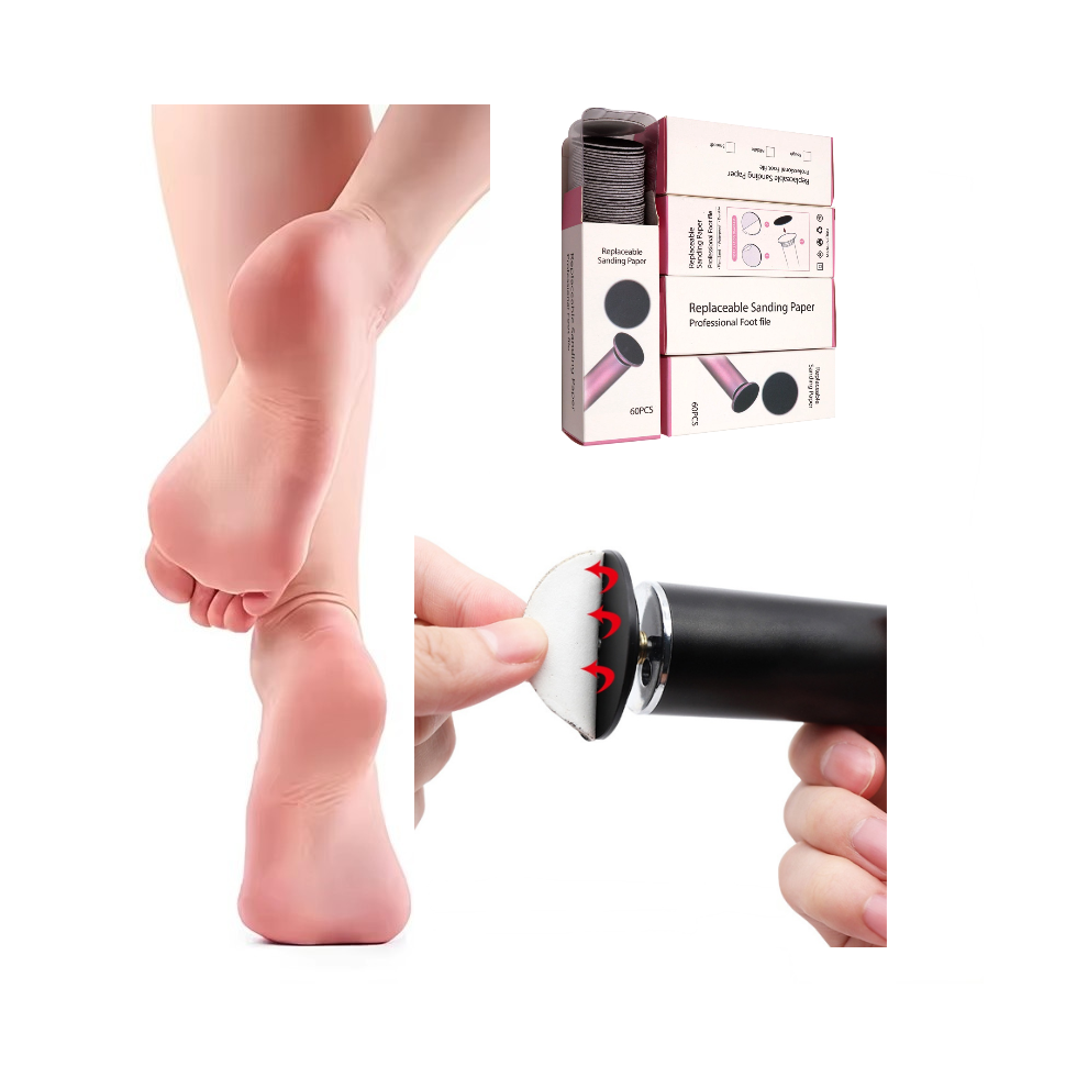 Rncyn Electric Foot Sander - Callus Remover - Kilovolt -129 - Aluminum Alloy - Hand Type