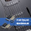 Plastic Metal Guitar Pickup Unit Double Coil Configuration Wide Compatibility Bridge 3