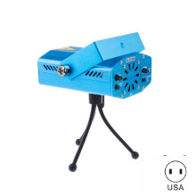 (US) Portable Laser Starry Stage Light Control Home Parties Supplies Christmas Party