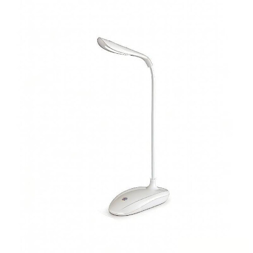 (White) Led Desk Lamp For Students With Dimmable Eyecare Lighting Home Bedside Office