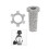 Diving Pressure Reducing Valves Filter Stainless Steel Filter Dustproof Design 2