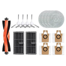 15 Pièces pour les Accessoires de Rechange et Consommables de L'Aspirateur Robot pour Mijia M30S D103CN : Brosses Latérales, Filtres, Lingettes