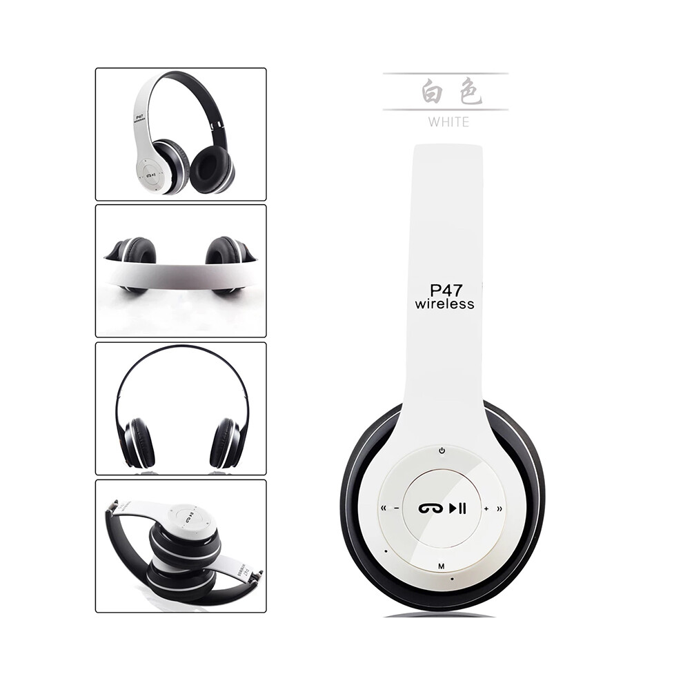 Foldable Wireless Headphones - Rncyn - 3.5Mm Jack - Noise Cancelling - Wireless 5.0 Technology - 10 Meters Range 9486689669737