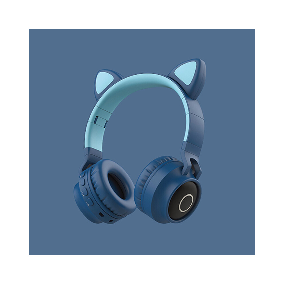 Foldable Wireless Earbuds - Rncyn - Bt-028C - Cat Ears - Led - Built-In Microphone - Super Stereo Bass Light 9486689669690