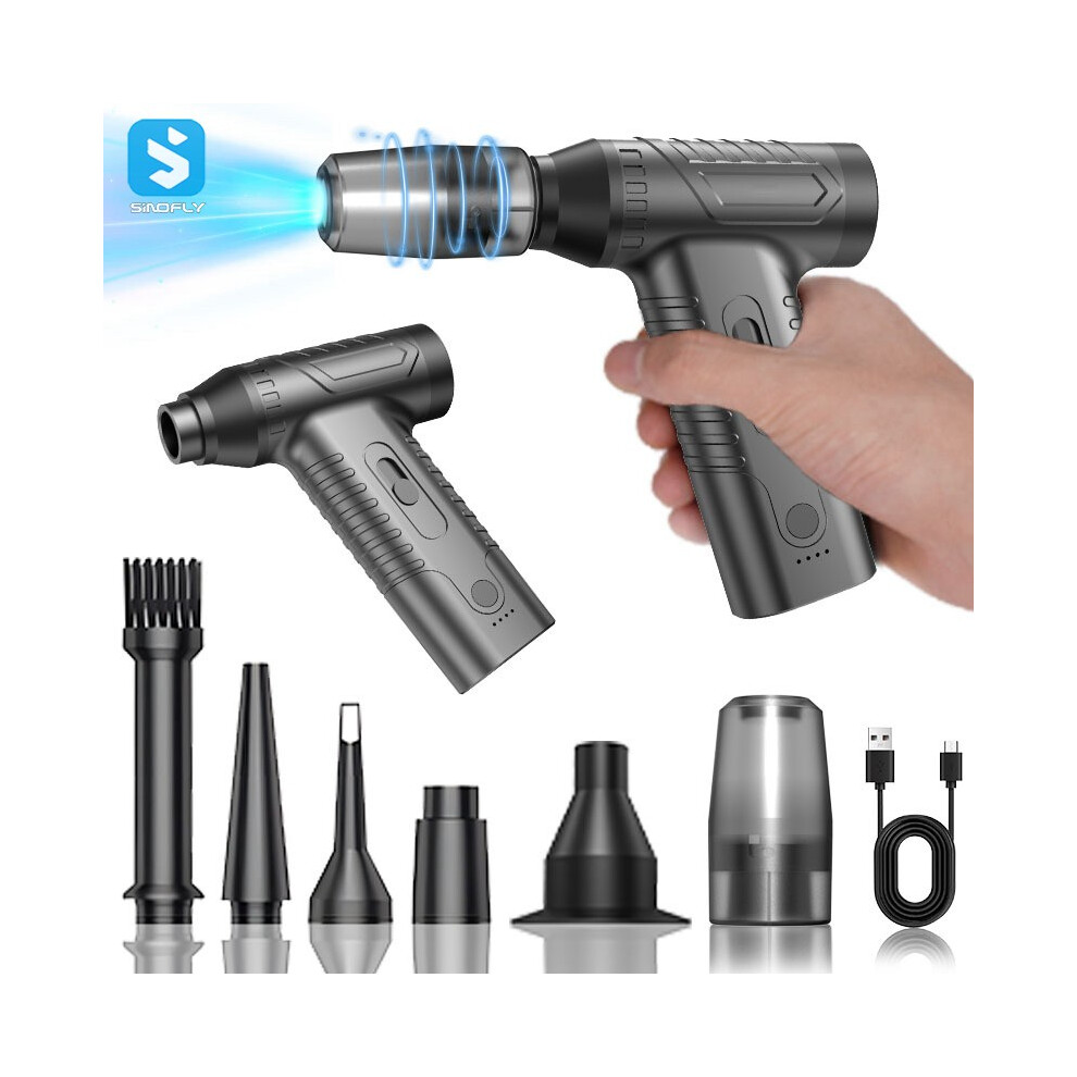 High Power Cordless Vacuum Cleaner - Rncyn - 110000 Rpm - Small And Portable - Multi-Use: Cleaning And Inflating 9486689760960