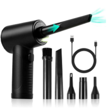 Souffleur d'air sans fil - RNCYN - 51000 tr/min - Rechargeable - Portable - Dépoussiérage efficace - Multi-usage