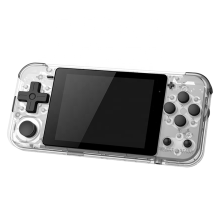 Retro-Handheld-Spielkonsole - RNCYN - 3-Zoll-Bildschirm - Wiederaufladbar - Silber - Dual-System - Gameplay
