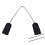 Speargun Band Adapter V Type Jointed Wishbone Rubber Band Adapter Enduring Black 4