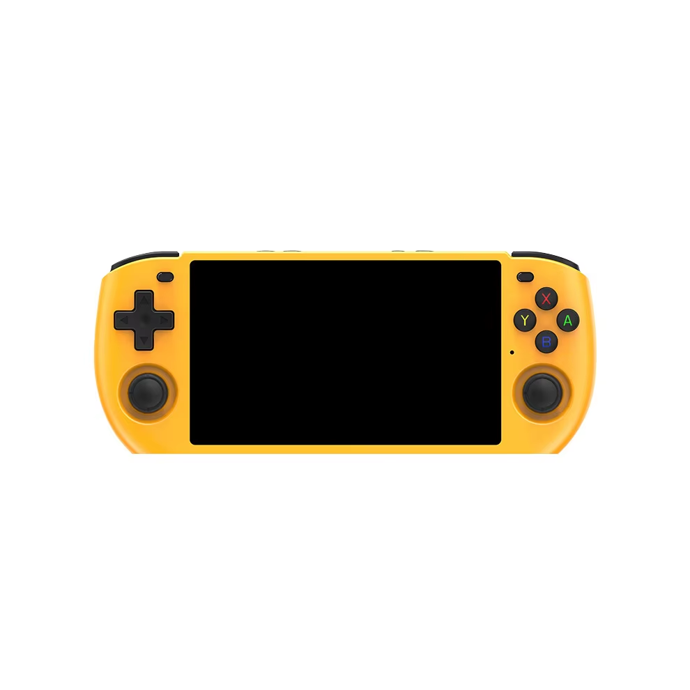 Portable Retro Game Console - Rncyn - Rgb10max3 - 256Gb - Joystick - Rechargeable - 8 Hour Duration Orange 9486689670641