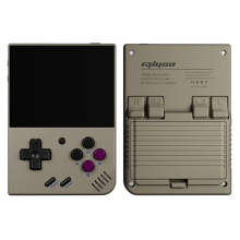 Portable Retro-Spielkonsole - RNCYN - Mini Plus V2 V3 Arch - Linux-System - Grau - 64 GB ROM - 3,5 Zoll Bildschirm
