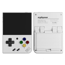 Tragbare Retro-Spielkonsole - RNCYN - Mini Plus V2 V3 Arch - Weiß - 64 GB ROM - 3,5 Zoll Bildschirm - Wiederaufladbar