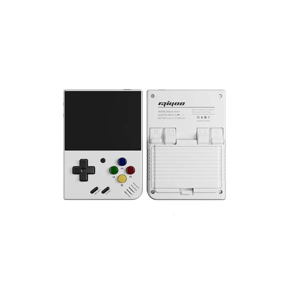 Portable Retro Game Console - Rncyn - Mini Plus V2 V3 Arch - 64Gb Rom - 3.5 Inch Screen - Rechargeable White 9486689670740