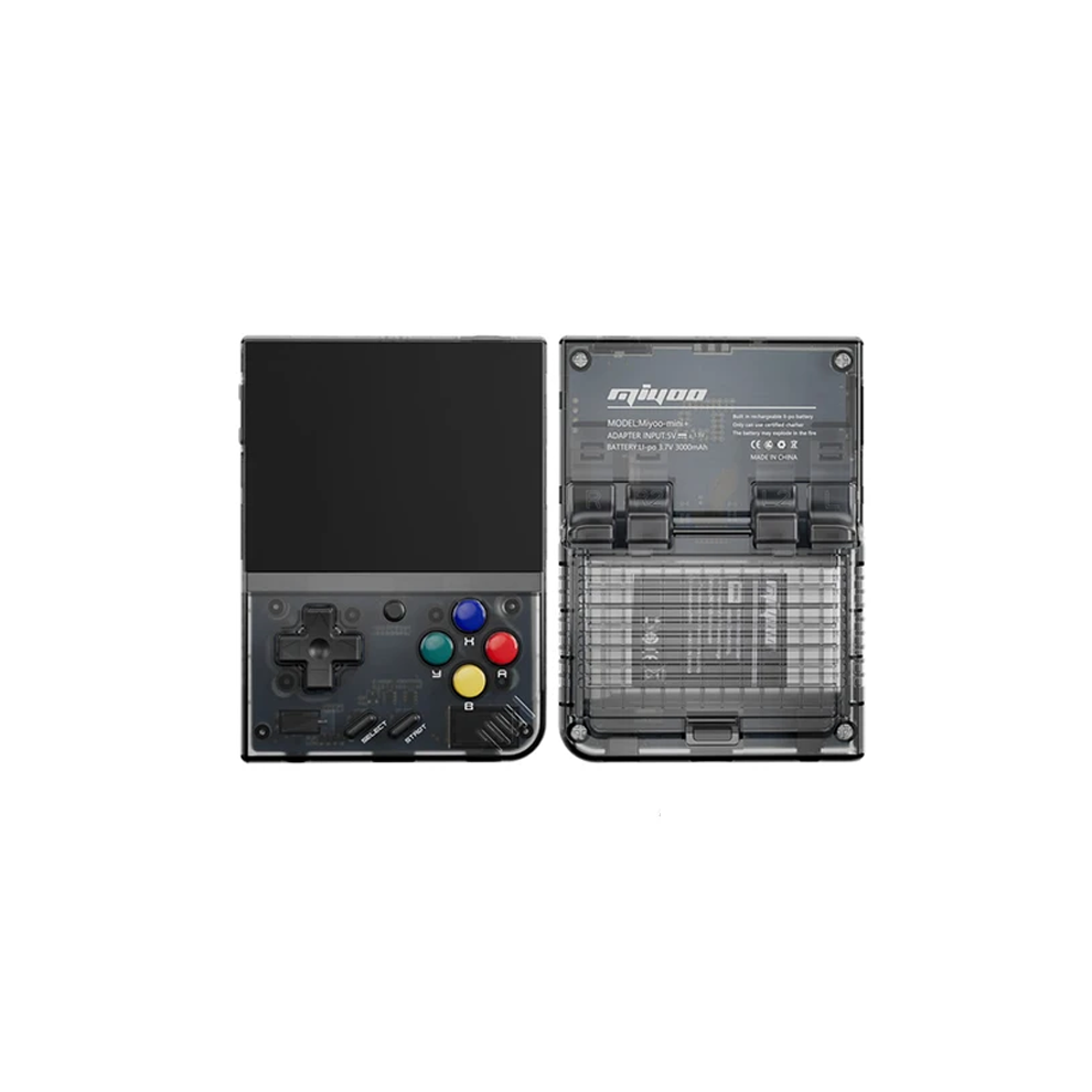 Portable Retro Game Console - Rncyn - Mini Plus V2 V3 Arch - Transparent - 64Gb Rom - 3.5 Inch Screen Black 9486689670771