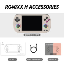 Retro Handheld-Spielkonsole - RNCYN - RG40XX H - 4,0-Zoll-Bildschirm - RGB-Beleuchtung - Lange Akkulaufzeit 8 Stunden