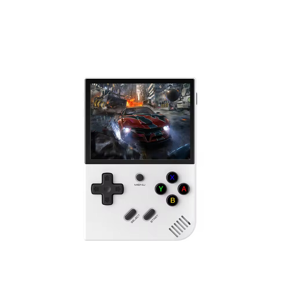 Portable Retro Game Console - Rncyn - 3.5 Inch Screen - 64Gb - 5000+ Classic Games - Rechargeable - White 9486689671099