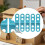 Full Open/Adjustable Cardboard Hinges 5PCS for Cardboard Construction Blue adjustable 2
