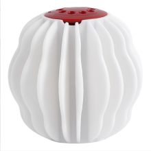 Interactive Puppy Toy - Phoesky - Ball Bell - Extra Solid - Safe - Teddy Bear - 6x6x5.5 cm - White